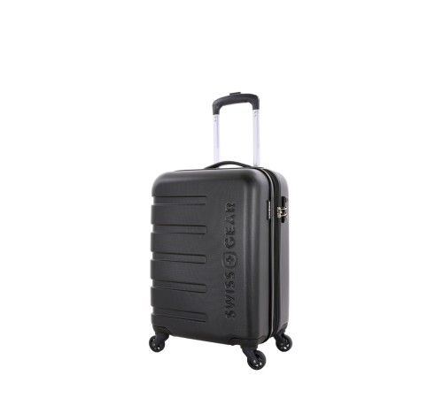 Чемодан SWISSGEAR TYLER, черный, АБС-пластик, 35 x 25 x 55 см, 37л