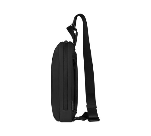 Рюкзак с одним плечевым ремнём VICTORINOX Travel Essentials, черный, полиэстер, 18x8x30 см
