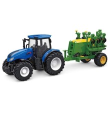 Р/У фермерский трактор Korody с зерновой сеялкой, мет. кузов 1/24 2.4G 6CH RTR