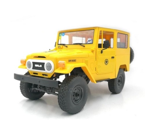 Радиоуправляемая машина WPL японский внедорожник FJ40 (желтая) 4WD 2.4G 1/16 RTR