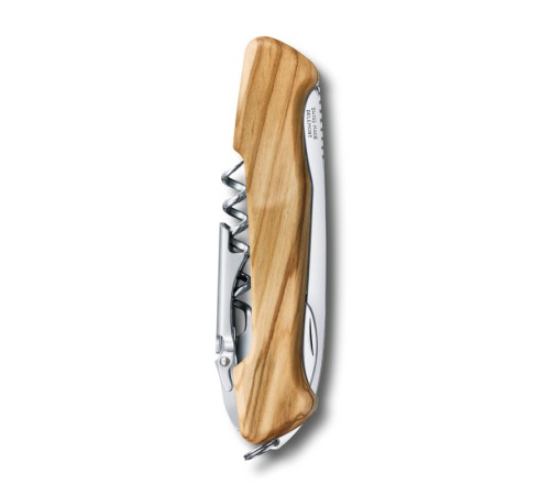 Нож перочинный VICTORINOX Wine Master, 130 мм, 6 функций, с фиксатором, рукоять из оливкового дерева