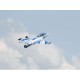 Р/У самолет Top RC Jet Star голубой 800 мм импеллер 65мм PNP