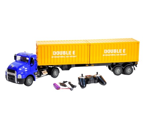 Радиоуправляемый тягач на 2 контейнера Double Eagle MACK 1/26 2.4G RTR