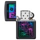 Зажигалка ZIPPO Tarot Card с покрытием Black Matte, латунь/сталь, чёрная, матовая, 38x13x57 мм