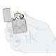 Зажигалка ZIPPO Reatree® с покрытием High Polish Chrome, латунь/сталь, серебристая, 38x13x57 мм