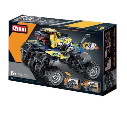 Конструктор Qihui Mechanical Master Монстр-трак Киборг совместим с QH5803, инерц. (199 деталей)