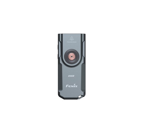 Фонарь-брелок Fenix E06R серый