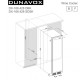 Винный шкаф компрессорный Dunavox DX-166.428DBK