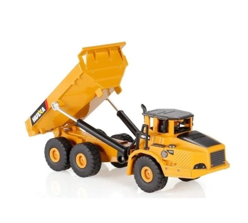 Металлический экскаватор с ковшом + самосвал HUI NA TOYS 1/50