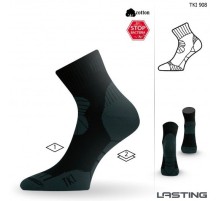 Носки Lasting TKI 908, cotton+polypropylene, черный, размер M , TKI908M