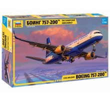 Сборная модель ZVEZDA Пассажирский авиалайнер Боинг-757-200, 1/144