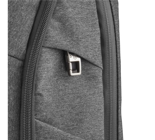 Рюкзак VICTORINOX Architecture Urban 2 Deluxe Backpack 15”, серый, полиэстер/кожа, 31x23x46 см, 23 л