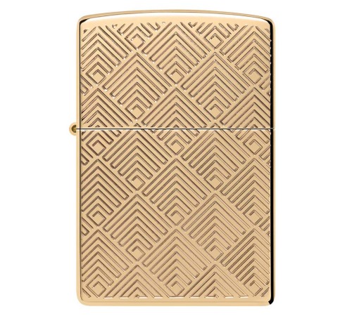 Зажигалка ZIPPO Armor® с покрытием High Polish Brass, латунь/сталь, золотистая, 38x13x57 мм