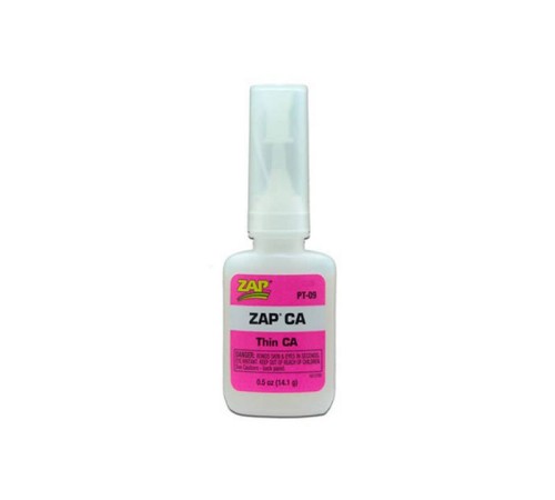 Клей ZAP цианокрилатный PT-09 ZAP-A CAP жидкий, застывание 1-5с полное 10с,14,1г