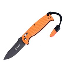Нож Ganzo G7413P-WS оранжевый, G7413P-OR-WS
