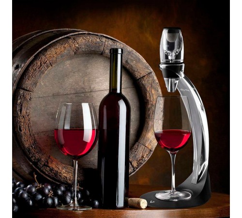 Подарочный набор с Аэратором на подставке для красного вина Vinturi Red Wine Aerator & Tower Set