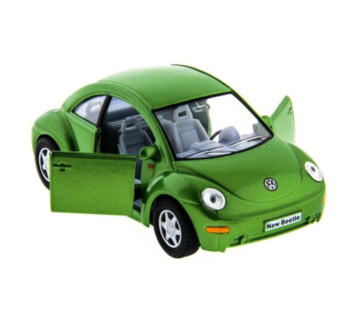 Машина Kinsmart 1:32 Volkswagen New Beetle инерция (1/12шт.)  б/к