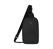 Рюкзак с одним плечевым ремнём VICTORINOX Travel Essentials, черный, полиэстер, 18x8x30 см