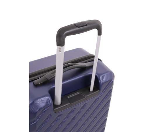 Чемодан SWISSGEAR BROSS, синий, АБС-пластик, 37,5x23x55 см, 39 л