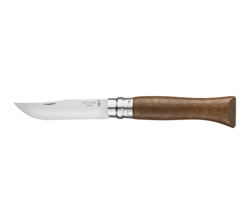 Нож Opinel №9, нержавеющая сталь, ореховая рукоять в картонной коробке, 002425