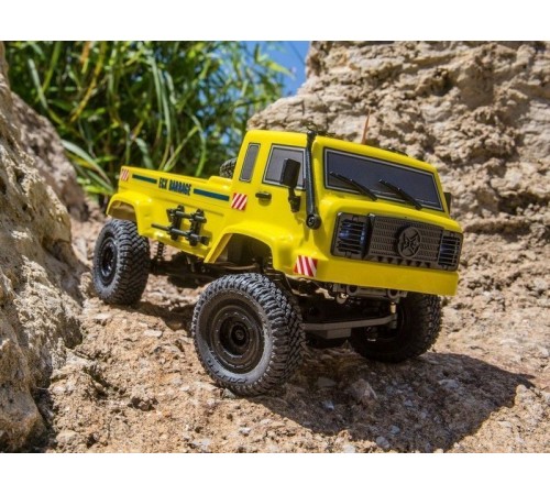 Краулер ECX 1:24 Scaler Crawler Barrage UV 4WD, электро, RTR (желтый)