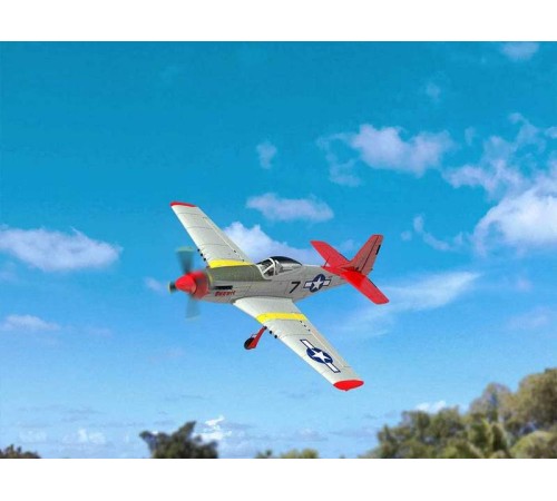 Радиоуправляемый самолет Volantex RC P51D 750мм Brushless 2.4G 4ch LiPo RTF with Gyro
