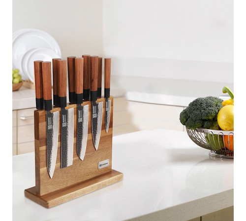 Магнитная подставка для ножей Keemake Double Sided Wooden