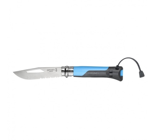 Нож Opinel №8 Outdoor, синий, блистер, 002142