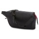 Сумка на пояс SWISSGEAR, черная, полиэстер с плетением рип-стоп, 38 x 5 x 15 см