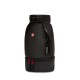 Термосумка для ланча SWISSGEAR, прорезиненный полиэстер 600D, чёрный/красный, 17х17x37 см, 5 л