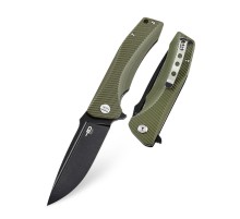 Нож Bestech Mako сталь K110, рукоять G10 зеленая