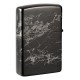 Зажигалка ZIPPO Classic с покрытием High Polish Black, латунь/сталь, черная, глянцевая, 38x13x57 мм