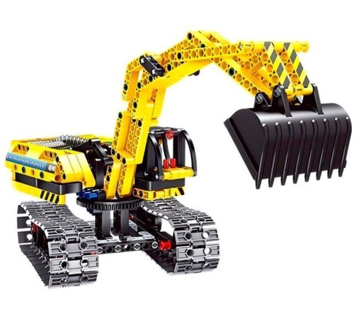 Конструктор Qihui Mechanical Master 2 в 1 Экскаватор и Робот (342 детали)