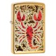 Зажигалка ZIPPO Classic с покрытием High Polish Brass, латунь/сталь, золотистая, 38x13x57 мм