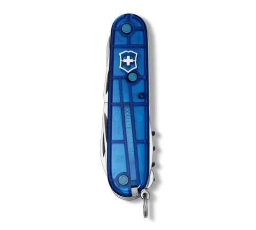 Нож перочинный VICTORINOX Climber, 91 мм, 14 функций, полупрозрачный синий