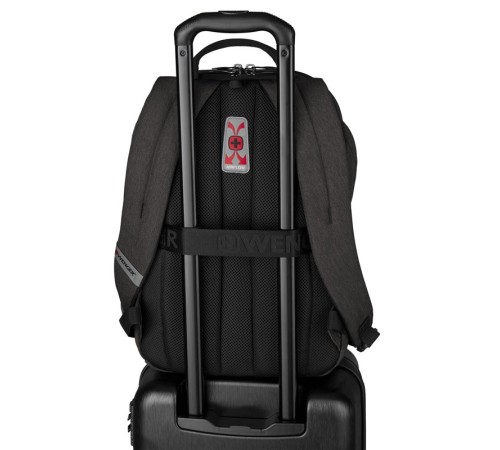 Рюкзак WENGER MX Light 16”, серый, 100% полиэстер, 31х20х44 см, 21 л