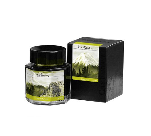 Флакон чернил Pierre Cardin 30мл, серия CITY FANTASY цвет Hayao Green (Зеленый Хаяо)