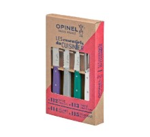 Набор ножей Opinel Les Essentiels Art deco, нержавеющая сталь, (4 шт./уп.), 001939