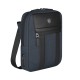 Сумка через плечо VICTORINOX Architecture Urban 2 Crossbody Bag,синий, полиэстер/кожа, 9x22x28 см,6л