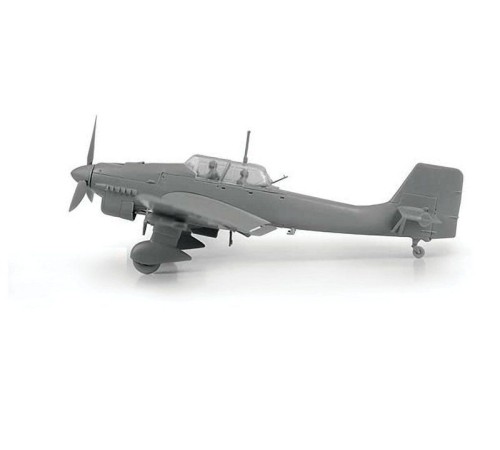Сборная модель ZVEZDA Немецкий бомбардировщик Юнкерс Ju-87B2 (сборка без клея), 1/72