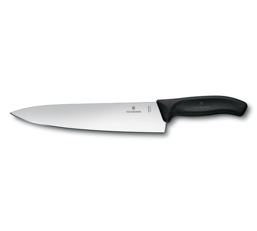 Нож разделочный VICTORINOX SwissClassic, 25 см, чёрный, в картонном блистере