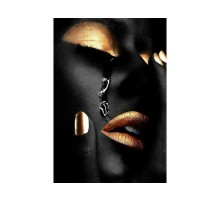 Картина мозаикой 40х50 ЗОЛОТАЯ (квадр. эл-ты) (24 цвета)