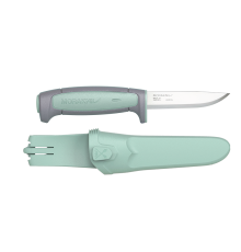 Нож Morakniv Basic 511 2021 Edition углеродистая сталь, пласт. ручка (серая) зел. вставка, 13955
