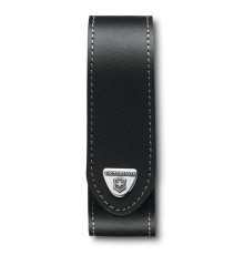 Чехол на ремень VICTORINOX для ножей RangerGrip 130 мм, на липучке, кожаный, 40x40x140 мм, чёрный
