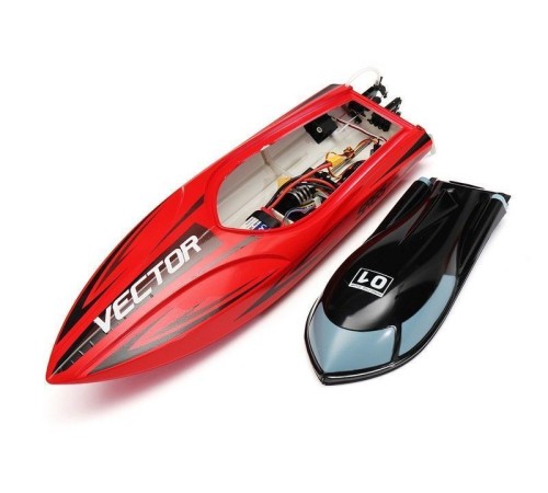 Радиоуправляемый катер Volantex RC Vector SR65 красный Brushless 2.4G LiPo RTR