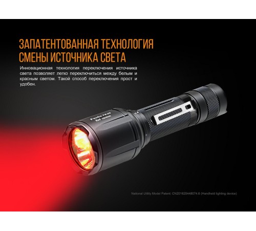 Фонарь Fenix TK25R, TK25Red