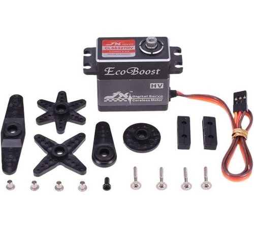 Сервомашинка цифровая JX Servo CLS6327HV (63г/27.45/0.09/7.4V) Ecoboost