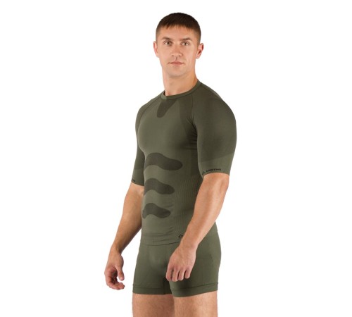 Футболка мужская Abel/ кор. рукав/ синтетика/ зеленый/ S-M, Abel6262SM