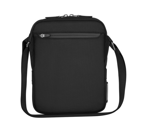 Сумка через плечо VICTORINOX Architecture Urban2 Crossbody Bag, черный, полиэстер/кожа, 22x9x28 см, 6 л