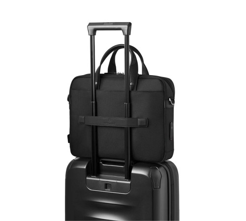 Портфель VICTORINOX Architecture Urban2 Briefcase 15'', черный, полиэстер/кожа, 42x13x31 см, 16 л